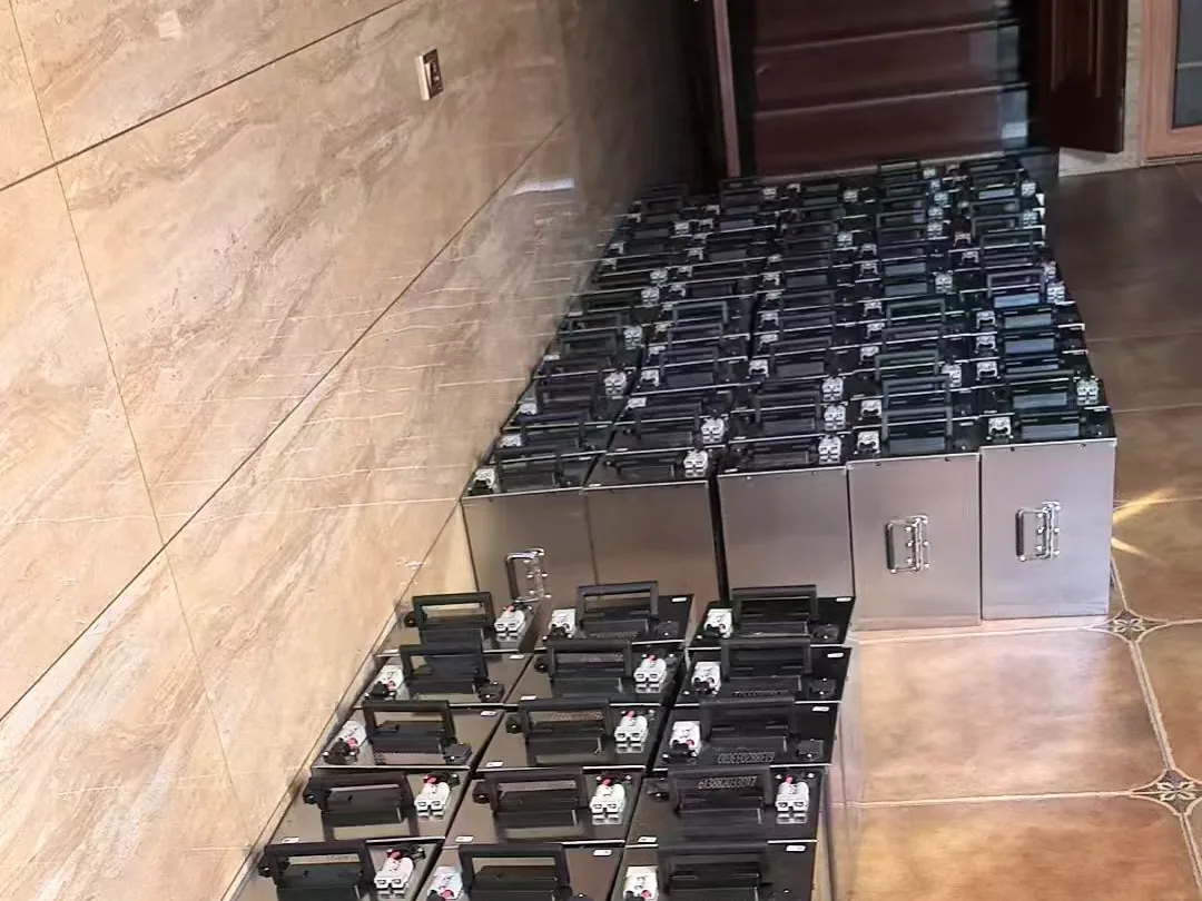 Batch of finished battery packs arranged for project delivery